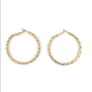 Twisted Hoop Earrings